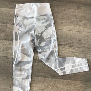Better Bodies White Camo High Tights